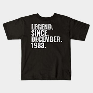 Legend since December 1983 Birthday Shirt Happy Birthday Shirts Kids T-Shirt